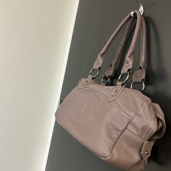 Patrick Cox mauve/gray/purple large Shoulder Bag with Slouchy Design- EUC!!! - Picture 10 of 16